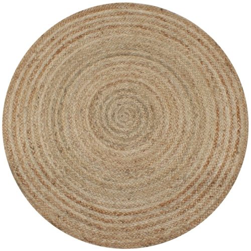 Area Rug Braided Jute Round – 150 cm