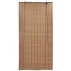 Roller Blind Bamboo – 150×160 cm, Brown