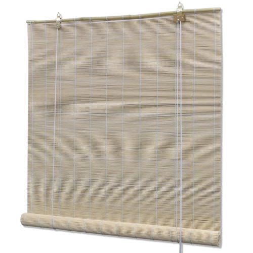 Roller Blind Bamboo – 80×220 cm, Natural