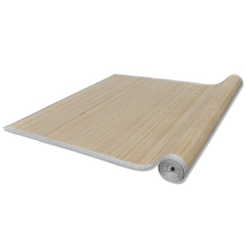 Rug Bamboo – 100×160 cm, Light Brown