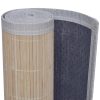 Rug Bamboo – 100×160 cm, Light Brown