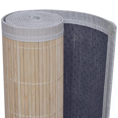 Rug Bamboo – 100×160 cm, Light Brown