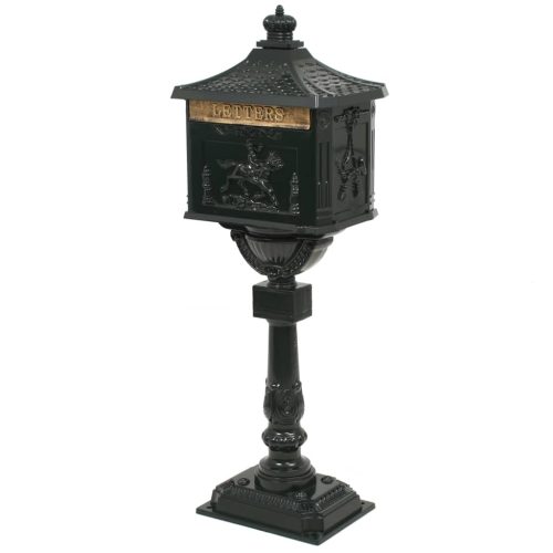 Pedestal Letterbox Aluminium Vintage Style Rustproof