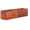 Garden Raised Bed Acacia Wood 200x50x50 cm