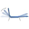 Folding Sun Loungers 2 pcs Steel and Fabric – Dark Blue