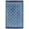 Kilim Rug Cotton with Pattern Blue – 160×230 cm