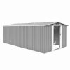 Garden Shed Metal – 257x489x181 cm, Grey