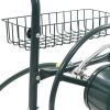 Garden Hose Trolley with 1/2″ Hose Connector 75 m Steel