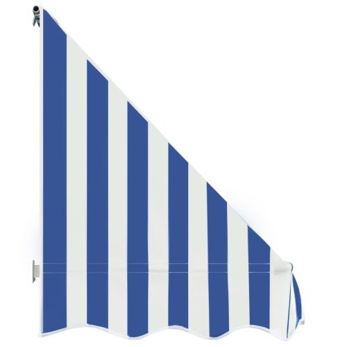 Bistro Awning – 300×120 cm, Blue and White