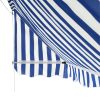 Bistro Awning – 300×120 cm, Blue and White