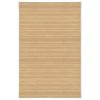 Rug Bamboo – 100×160 cm, Light Brown