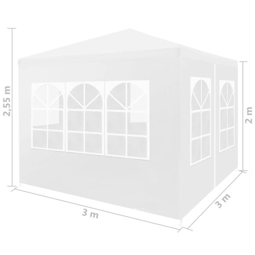 Party Tent – 3×3 m, White