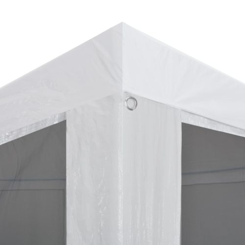 Party Tent with 4 Mesh Sidewalls – 6×3 m, White