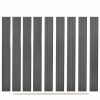 Replacement Fence Boards 9 pcs WPC 170 cm – Grey