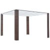 Gazebo with Roof Poly Rattan – 300x300x200 cm, Brown and Cream