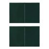 Party Tent Doors 2 pcs with Zipper Green