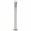 Garden Water Column Stainless Steel Square 95 cm