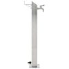 Garden Water Column Stainless Steel Square 95 cm