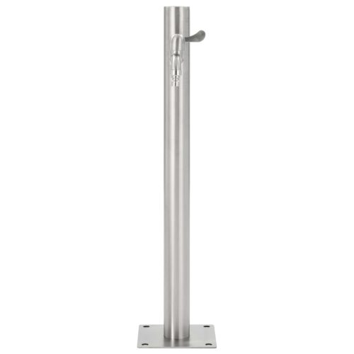 Garden Water Column Stainless Steel Round 65 cm