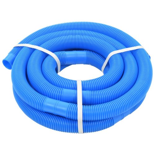 Pool Hose with Clamps Blue