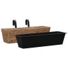 Garden Planters 2 pcs Water Hyacinth – Brown