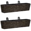 Garden Planters 2 pcs Water Hyacinth – Brown