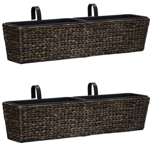 Garden Planters 2 pcs Water Hyacinth – Brown
