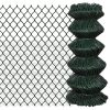 Chain Link Fence Steel – 0.8×15 m, Green