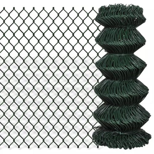 Chain Link Fence Steel – 0.8×15 m, Green