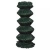 Chain Link Fence Steel – 0.8×15 m, Green