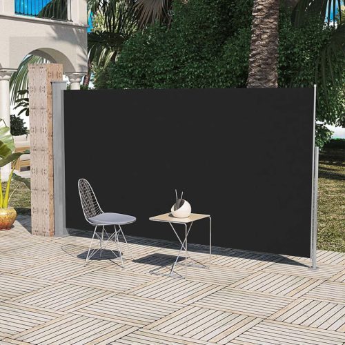 Patio Terrace Side awning – 160×300 cm, Black