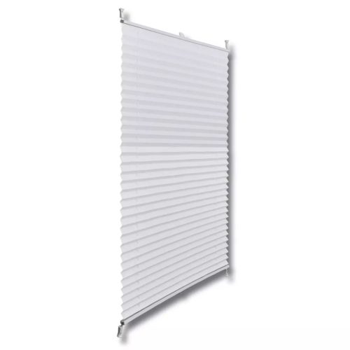 Plisse Blind White Pleated Blind – 40×100 cm