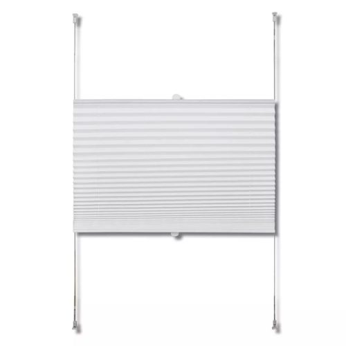 Plisse Blind White Pleated Blind – 40×100 cm