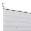 Plisse Blind White Pleated Blind – 40×100 cm