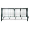 Garden Mesh Gate Fence Door Wall Grille – 306×125 cm