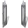 Ornamental Garden Gate Wrought Iron – 122×20.5×134 cm