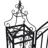 Ornamental Garden Gate Wrought Iron – 122×20.5×134 cm