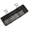 Balcony Trapezoid Rattan Planter 2 pcs – 50 cm, Black