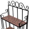 Mosaic Plant Stand – Terracotta