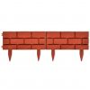 Lawn Divider with Brick Design 11 pcs