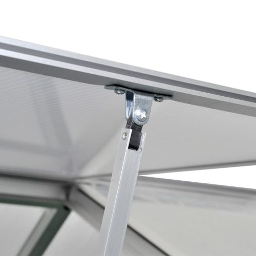 Reinforced Aluminium Greenhouse with Base Frame – 242x190x195 cm