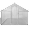 Reinforced Aluminium Greenhouse with Base Frame – 361x250x195 cm