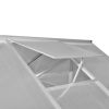 Reinforced Aluminium Greenhouse with Base Frame – 361x250x195 cm