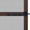 Hinged Insect Screen for Doors – 100×215 cm, Brown