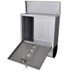 Mailbox on Stand Stainless Steel – 31×10.5×33.5 cm, Mailbox