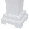 Classic Square Pillar Plant Stand MDF – White