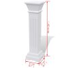 Classic Square Pillar Plant Stand MDF – White