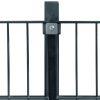 Fence Panel with Posts 6×2 m Anthracite Grey