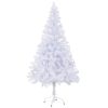 Artificial Christmas Tree with Stand Branches – 150×70 cm, White