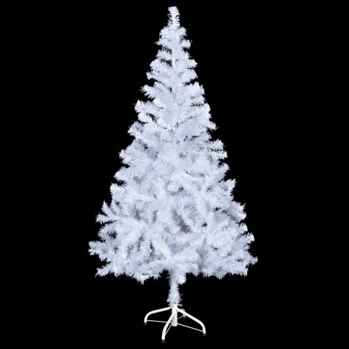 Artificial Christmas Tree with Stand Branches – 150×70 cm, White